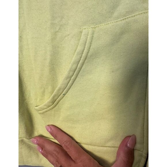 Aviator Nation Women’s Full Zip Hoodie - Neon Yellow - M - READ - Picture 10 of 12